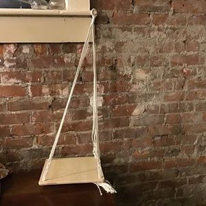 California Home Goods Macrame Boho Plant Shelf